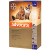 Краплі  для кішок вагою від 4 до 8 кг Bayer Advocate від бліх, 0.8мл - 2