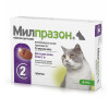 Таблетки для котів масою до 8 кг KRKA Milprazon проти глистів, 16 мг/40мг - 2