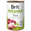 Вологий корм для собак Brit Pate&Meat Duck з качкою, 400 гр - 1