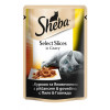 Вологий корм для котів Sheba Select Slices з куркою і яловичиною в соусі 85г - 2