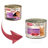 Вологий корм для котів Animonda Carny Adult з яловичиною індичкою і креветками - 3