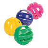Іграшка-мяч для котів Trixie пластикові з дзвіночками, 4 см, 4 шт - 2
