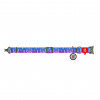 Нашийник для собак Collar Waudog Nylon металева пряжка-фастекс, з малюнком Ловець снів - 2