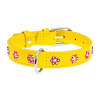 Нашийник для собак Collar Waudog Glamour жовтий зі стразами Квіточка - 1