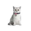 Ошейник для котов Collar Waudog Nylon с рисунком "Фиолетовый камо" - 3