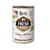 Вологий корм для собак Brit Fresh Turkey with Pea з індичкою і горошком, 400 гр - 2