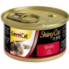 Вологий корм для котів Gimcat Adult Shiny Cat курка, 70г - 1