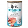 Вологий корм для собак Brit Pate&Meat Salmon з лососем, 400 гр - 1