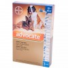 Краплі для собак вагою від 25-40кг Bayer Advocate проти кліщів, бліх і комарів - 2