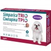 Жувальні таблетки для собак вагою 2,5-5 кг  Simparica Trio від бліх і кліщів - 1