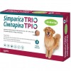 Жувальні таблетки для собак вагою 20.1-40 кг  Simparica Trio від бліх і кліщів - 1