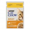 Вологий корм для кішок Purina Cat Chow Adult ніжні шматочки в желе з куркою і кабачками - 1