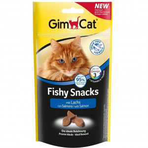 Ласощі Gimcat Fishy Snacks з лососем