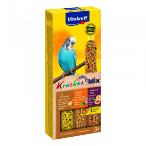 Ласощі для папужок Vitakraft з медом фруктами яйцем 80г