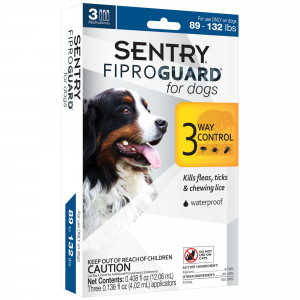Капли для собак весом 40-60кг Sentry FiproGuard от блох, клещей и вшей (цена за пипетку)
