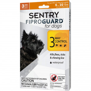 Краплі для собак вагою до 10кг Sentry FiproGuard від бліх, кліщів і вошей(ціна за піпетку)