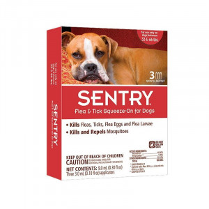 Краплі для собак вагою 15-30кг  Sentry від бліх і кліщів, 3мл (ціна за піпетку)