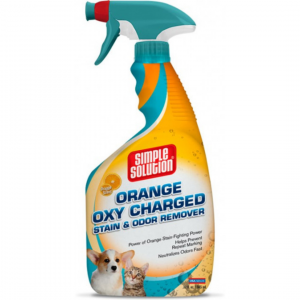 Дезодоруючий засіб для котів і собак Simple Solution Orange Oxy Stain&Odor Remover, 945 мл