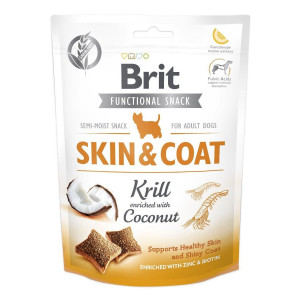 Ласощі для собак Brit Care Dog Functional Snack Skin&Coat Krill, 150г