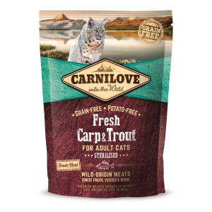 Сухий корм для котів Carnilove Adult Cat Fresh Carp&Trout Sterilised