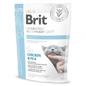 Лікувальний сухий корм для котів Brit VD Obesity Cat
