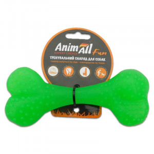 Іграшка для собак AnimAll Fun кістка, зелена