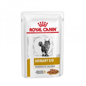 Лікувальний вологий корм для котів Royal Canin Urinary S/O Moderate Calorie 85г