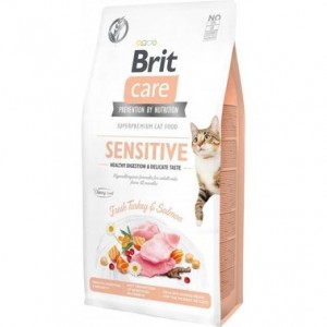 Сухий корм для котів Brit Care GF Sensitive HDigestion&Delicate Taste