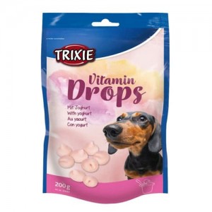 Ласощі для собак Trixie Drops йогурт 200г