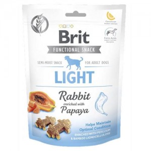Ласощі для собак Brit Care Dog Functional Snack Light Rabbit&Papaya, 150г