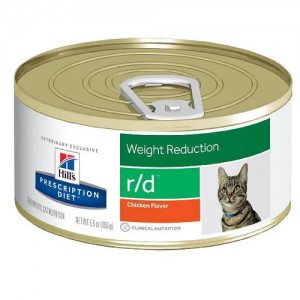 Лечебный влажный корм для котов Hills Prescription Diet Weight Reduction r/d 156 гр
