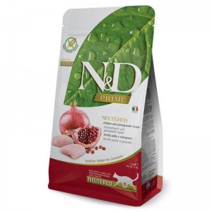 Сухий корм для котів Farmina (Фарміна) N&D Grain Free Prime Cat Chicken & Pomegranate Neutered Adult