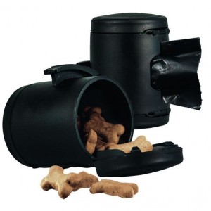 Контейнер до рулетки для собак Flexi Multi Box для одноразових пакетів та ласощів, 7х5см