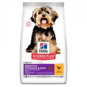 Сухий корм для собак Hills SP Adult Small&Mini Sensitive Stomach&Skin Chicken 1.5 кг