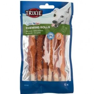 Ласощі для собак Trixie Denta Fun, паличка для чищення зубів з куркою, 70гр / 12см (6шт)