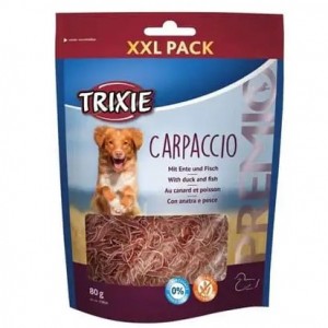 Ласощі для собак Trixie Premio Carpaccio з качкою і рибою, 80г