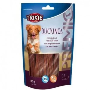 Ласощі для собак Trixie Premio Duckinos з качиними грудками, 80г