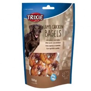 Ласощі для собак Trixie Premio Lamb Chicken Bagles, 100г