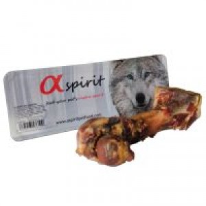 Ласощі для собак Alpha Spirit Ham Bone Standart цукрова кістка, 20см