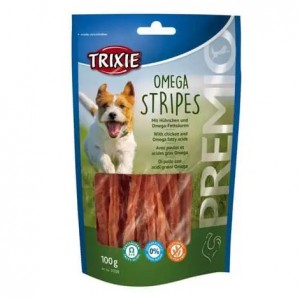Ласощі для собак Trixie Premio Omega Stripes з куркою, 100г