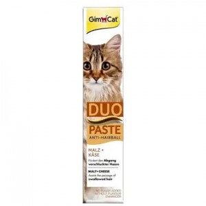 Паста для кішок Anti-Hairball Duo Paste Cheese + Malt, для виведення шерсті, 50г