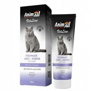 Фітопаста для котів AnimAll VetLine Antistress,100г