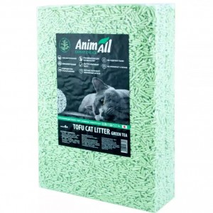 Наповнювач для котячого туалету AnimAll Tofu, соєвий з ароматом зеленого чаю