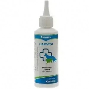 Кормова добавка для собак и котов Canina Canivitа витаминизированый тоник 100 мл