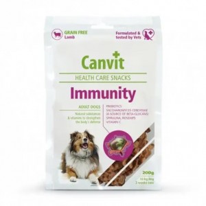 Напіввологі ласощі для собак Canvit Immunity для зміцнення імунітету 200 г