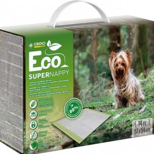 Пелюшки для собак Eco Croci абсорбуючі, 57х54см, 14шт
