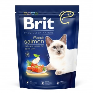 Сухий корм для котів Brit Premium by Nature Cat Adult Salmon