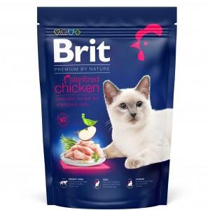 Сухий корм для котів Brit Premium by Nature Cat Sterilized Chicken