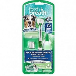Набір для собак Tropiclean Fresh Breath 3D Microguard для чищення зубів, гель і щітка, 59 мл