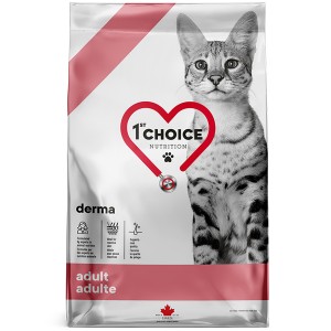 Лечебный сухой корм для котов 1st Choice Adult Derma